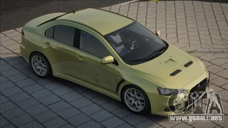 Mitsubishi Lancer X [Gold] para GTA San Andreas