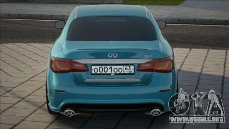 Infiniti Q70 [Blue] para GTA San Andreas