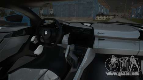 W Motors Lykan HyperSport Ukr Plate para GTA San Andreas