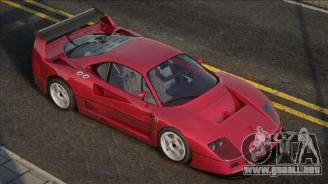 Ferrari F40 [CCD] para GTA San Andreas