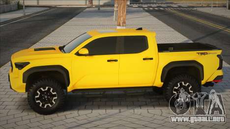 Toyota Tacoma 2024 TRD Sport Yellow para GTA San Andreas