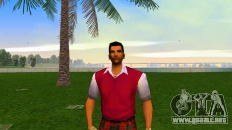 Remastered Custom Tommy [ESRGAN] Player4 para GTA Vice City