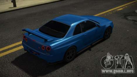 Nissan Skyline R34 L-Tune V1.2 para GTA 4