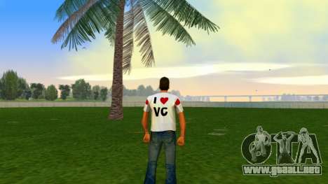 Tommy I Love VC T-Shirt para GTA Vice City