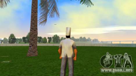 Chef Upscaled Ped para GTA Vice City