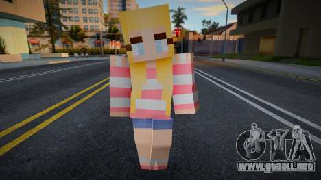 Wfyjg Minecraft Ped para GTA San Andreas