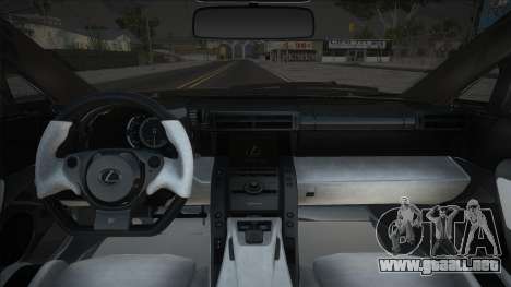 Lexus LFA [CCD] para GTA San Andreas