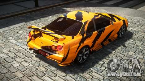 Nissan Skyline R34 E-Limited S13 para GTA 4