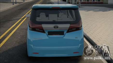 Toyota Alphard III 2015 CCD para GTA San Andreas