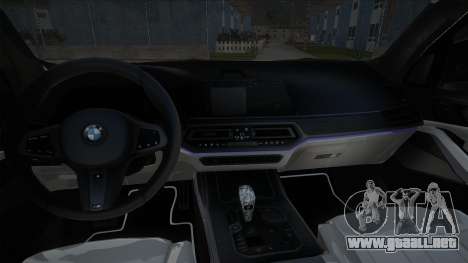 BMW X7 M60i 2023 White Ukr para GTA San Andreas