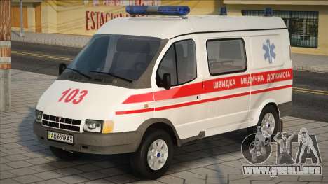 GAZ - 2217 Sobol Ambulancia de Ucrania para GTA San Andreas