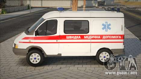 GAZ - 2217 Sobol Ambulancia de Ucrania para GTA San Andreas