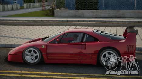 Ferrari F40 [CCD] para GTA San Andreas