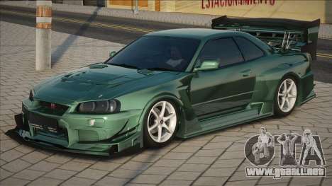 Nissan Skyline R34 [Res] para GTA San Andreas