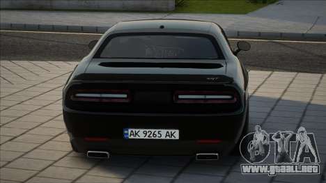 Dodge Challenger SRT Hellcat Black para GTA San Andreas