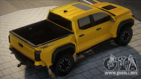 Toyota Tacoma 2024 TRD Sport Yellow para GTA San Andreas