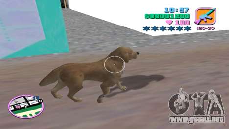 Animated Brown Dog Mod por Faizan Gaming para GTA Vice City