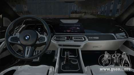 BMW X6m 2022 [Black] para GTA San Andreas