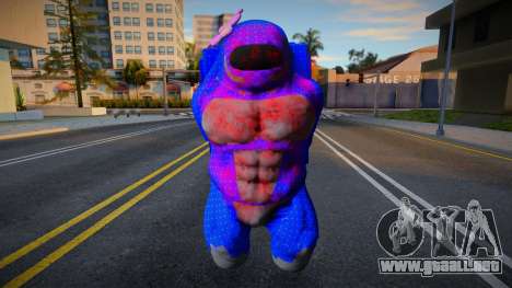 IMPOSTOR AMONG US MUSCULOSOS para GTA San Andreas