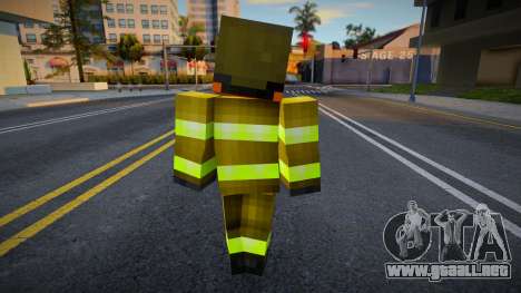 Lvfd1 Minecraft Ped para GTA San Andreas
