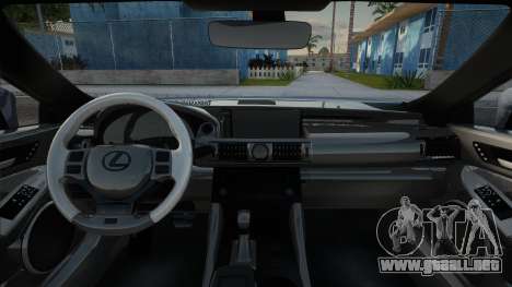 Lexus RC-F [Res] para GTA San Andreas