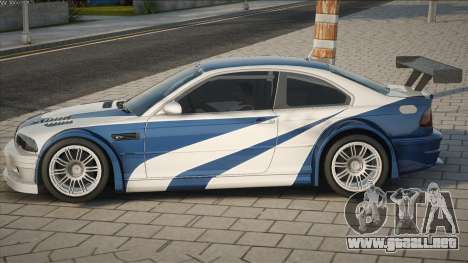 BMW M3 GTR [RPG] para GTA San Andreas