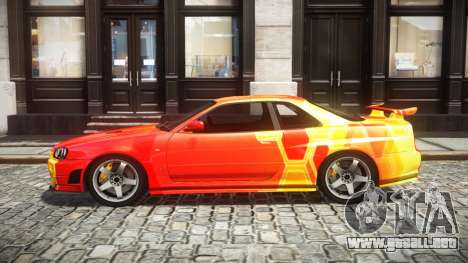 Nissan Skyline R34 E-Limited S9 para GTA 4