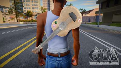 Guitarra en la espalda para GTA San Andreas