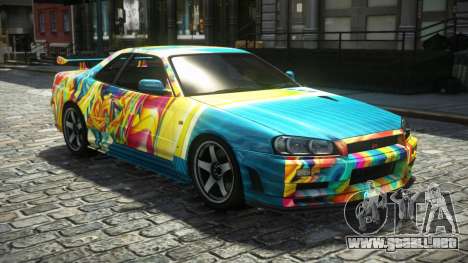 Nissan Skyline R34 E-Limited S6 para GTA 4