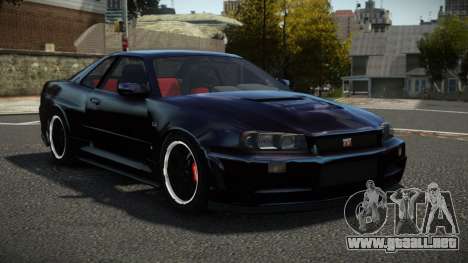 Nissan Skyline R34 LT-X para GTA 4