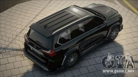 Lexus LX570 Black para GTA San Andreas