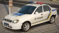 Daewoo Lanos Policía de Ucrania para GTA San Andreas