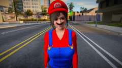 DOAXVV Sayuri - Super Mario Outfit v1 para GTA San Andreas