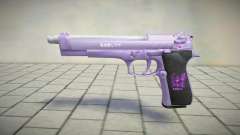 Purple Gun Desert Eagle para GTA San Andreas
