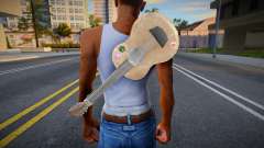 Guitarra en la espalda para GTA San Andreas