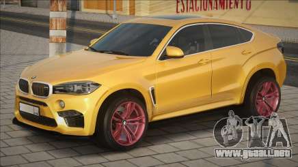 BMW X6m [Yellow] para GTA San Andreas
