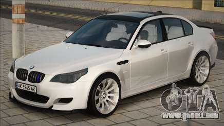 BMW M5 E60 UKR Plat para GTA San Andreas
