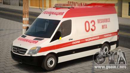 Ambulancia Mercedes-Benz para GTA San Andreas