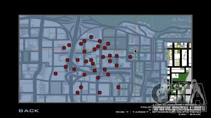 Número ilimitado de marcadores en el mapa para GTA San Andreas