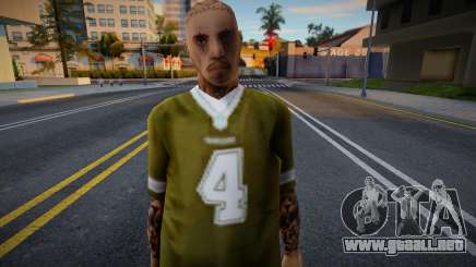 Tattooed gang member from The Vagos Gang para GTA San Andreas