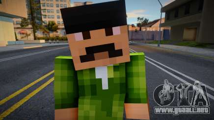 Psycho Minecraft Ped para GTA San Andreas