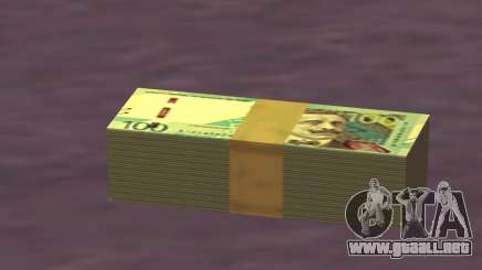 Fajo de billetes de 100 soles peruanos v2 para GTA San Andreas