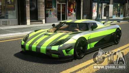 Koenigsegg Agera G-Sports S5 para GTA 4