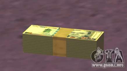 Fajo de billetes de 100 soles peruanos para GTA San Andreas