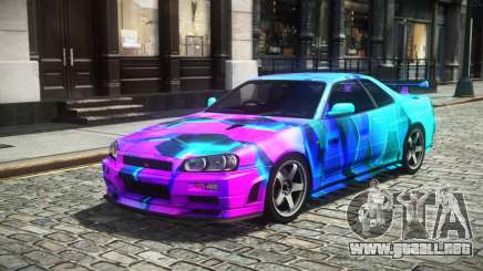 Nissan Skyline R34 E-Limited S8 para GTA 4