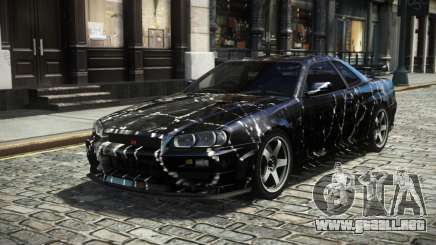 Nissan Skyline R34 E-Limited S11 para GTA 4