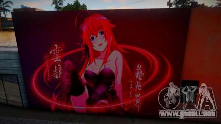 Mural Rias Gremory v1 para GTA San Andreas