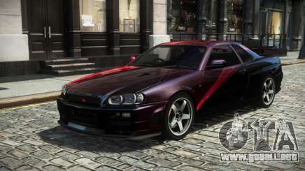 Nissan Skyline R34 E-Limited S4 para GTA 4