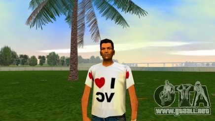 Tommy I Love VC T-Shirt para GTA Vice City