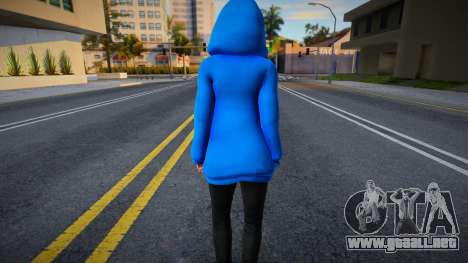 DOAXVV Shizuku - Hoodie LA Crips v2 para GTA San Andreas